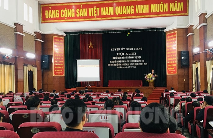Huyện ủy Ninh Giang: 8 công việc đột phá thực hiện Chỉ thị 05
